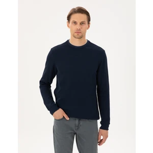 Pierre Cardin Erkek Lacivert Regular Fit Sweatshirt 50296485-VR033