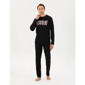 Pierre Cardin Erkek Siyah Uzunkol Pijama Takımı 50306726-001