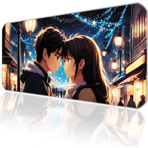 70X30 Anime Love Ilyuka MP047030 Büyük Boy Xl Gaming Mousepad Dikişli Kenar Kaymaz Taban 70X30CM