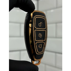 Barkas Elektronik Ford Kuga Focus Mondeo Fiesta Anahtar Kılıf Siyah Gold