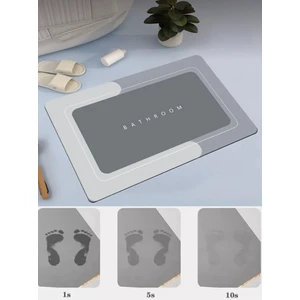 Snow Homs Banyo Paspası Kaymaz Tabanlı Su Emici Yapı 40x60cm Kare 1 Adet