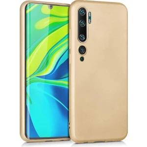 Xiaomi Mi Note 10 Pro Premium Silikon Kılıf Gold