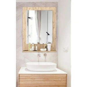 Banyo Aynası Lavabo Aynası Dekoratif Ayna 60X45 cm Yatay