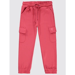 Civil Girls Kız Çocuk Eşofman Altı 6-9 Yaş Nar