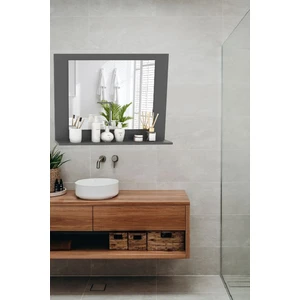 Banyo Aynası Lavabo Aynası Dekoratif Ayna 60X45 cm Yatay