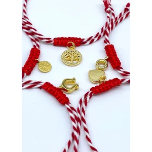 Concept Hubutu 5’li Marteniçka Kırmızı Mart Ipi Dilek Bilekliği Seti