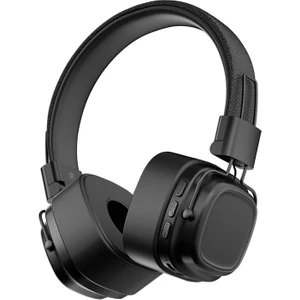 Katlanabilir Kafa Üstü Deri Kemerli Mikrofonlu Bluetooth 5.3 Kulaklık Uzun Süre Kullanım Smy-63
