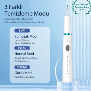 DS1 Şarjlı Diş Taşı Temizleme Cihazı, Diş Tartar Sökücü Plak Ve Leke Temizleyici, Diş Beyazlatma