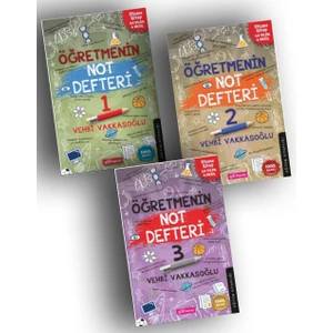 Öğretmenin Not Defteri (3 Kitap Set) Efsane Kitap 40 Yılda 4 Nesil - Vehbi Vakkasoğlu