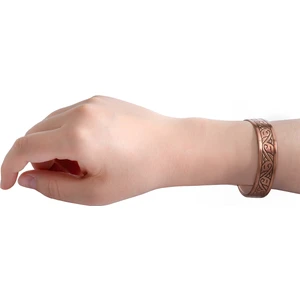 Zeynep Büyükbay Desenli Bakır Bileklik (Ayarlanabilir) Model 3