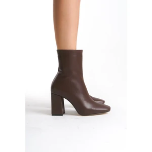 Gloria Kahve Kadın Topuklu Bot