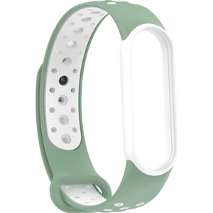 Xiaomi Mi Band 5 6 7 Uyumlu Delikli Spor Silikon Kordon Kayış