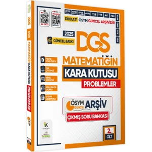 Karakutu Yayınları 2025 DGS Matematiğin Kara Kutusu 2. Cilt Problemler ÖSYM Çıkmış Soru Bankası