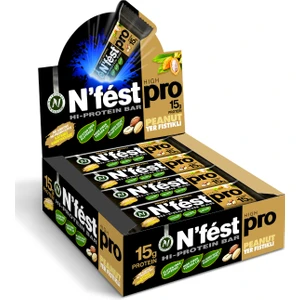 Yer Fıstıklı Yüksek Protein Bar 50 g X 12 Adet