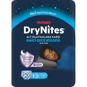 Drynites Gece Külodu Erkek 8-13 Yaş 9'lu