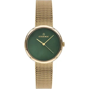 ES6774FE.170 Hasır Kordon Sedef Kadran  Altın Renk Kadın Kol Saati