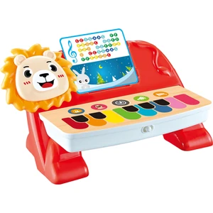Learning Fun Dokunmatik Piyano Çocuk Müzik Oyuncak Seti Aslan Kırmızı