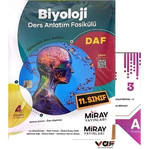 Miray Yayınları 11. Sınıf Biyoloji Ders Anlatım Fasikülü + Deneme