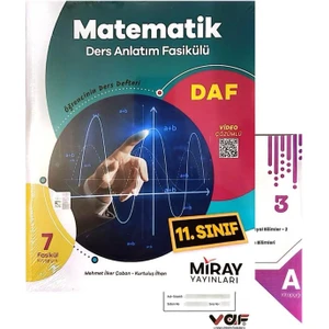 Miray Yayınları 11. Sınıf Matematik Ders Anlatım Fasikülü + Deneme
