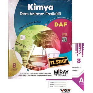 Miray Yayınları 11. Sınıf Kimya Ders Anlatım Fasikülü + Deneme