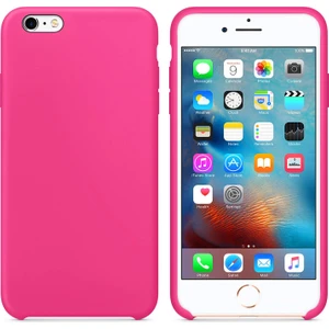 Piyasa Sepeti Apple iPhone 6 Plus Altı Açık Liquit Lansman Silikon Koyu Pembe