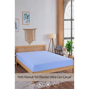 Penye-Likralı Lastikli Çarşaf, 120×200 Tek Kişilik  Pamuk-Elastan Örme Kumaş, 200 Gr/m²