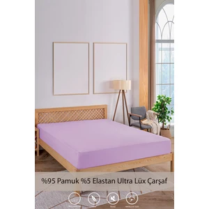 Penye-Likralı Lastikli Çarşaf, 120×200 Tek Kişilik  Pamuk-Elastan Örme Kumaş, 200 Gr/m²