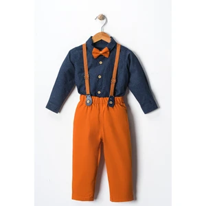 Bebek&çocuk Salopet Takım Elbise Pantolon Gömlek Papyon