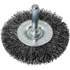 6245 Pimli Saçaklı Dairesel Tel Fırça Gri Telli 60 mm