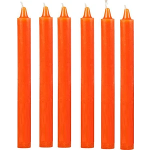 Mumvemum 6 Lı Turuncu Bakkal Mum