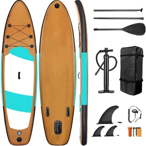 Wood Sup Şişme Sörf Tahtası Stand Up Paddle Board