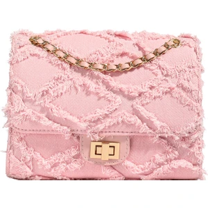 Mundo Venta Çapraz Askılı Yırtık Kot Detaylı Kadın Omuz Çantası (Yurt Dışından)