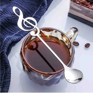 Sol Anahtar Notalı Çay Tatlı Kaşığı 2 Adet