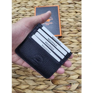 West Polo Westpolo Deri Mıknatıslı Erkek Kartlık