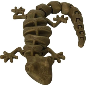 3d Hareketli Oyuncak Kertenkele - Altın Kahve