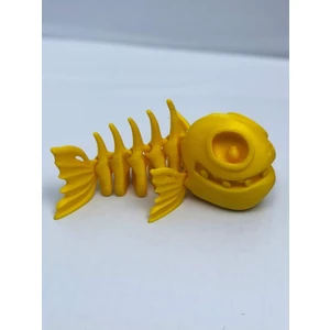 3D Hareketli Balık Figürlü Oyuncak - Sarı