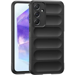 M.TK Moveteck Samsung Galaxy A16 Kılıf Kamera Korumalı Dalgalı Kabartmalı Yumuşak Renkli Silikon Kapak Içi Kadife