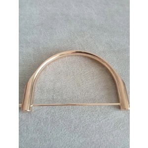 Gold Metal Üzeri Taşlı Şeritli Çanta Sapı