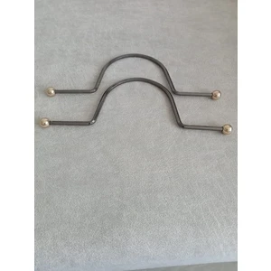28*9 cm Uçları Gold Metal Vidalı Toplu  Çanta Sapı-Çiftli