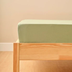 Bella Maison Pamuk Ranforce Basic Çift Kişilik Lastikli Çarşaf Sisli Yeşil (160 x 200 x 35  cm )