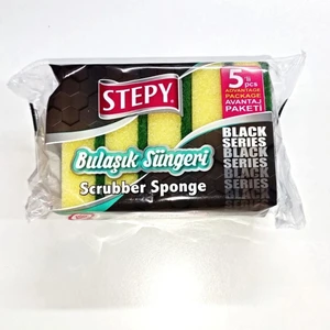 Black Düz Bulaşık Süngeri  5 Li