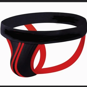 Don Moris Erkek Kırmızı Şeritli Jockstrap Iç Giyim