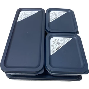 Buzdolabı ve Buzluk Için Alfa Ürün Saklama Kabı 4lü Set