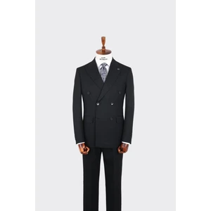 Kadir Büyükkaya Kırlangıç Yaka Kruvaze Erkek Takım ELBISE-KAX1256S