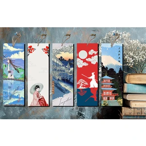 Kozalak Tasarım Kitap Ayracı 5li Konsept