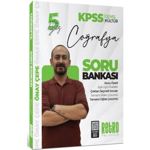 Retro Yayıncılık 2026 Kpss Genel Kültür Coğrafya Soru Bankası