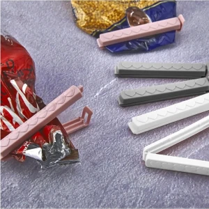 12 Adet Poşet Klipsi Bag Clips - Paket Mandalı