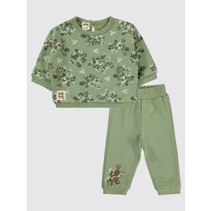 Civil Baby Kız Bebek Takım 6-18 Ay Açık Çağla Yeşili