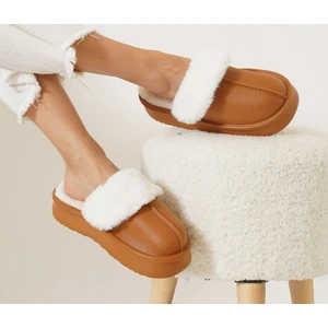 Green Norths Kadın İçi Tüylü Ev Terliği