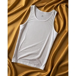 5 Li Beyaz Erkek Atlet Pamuklu Penye Fit Küçük Büyük Beden Askılı Terletmeyen, Nefes Alan, Spor Günlük